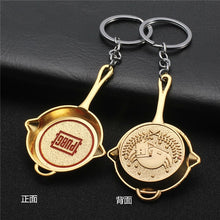 Load image into Gallery viewer, FREE SHIPPING Hot PUBG FPS Game Player Unknown&#39;s Battle Grounds 3D Keychain weapon eat chicken game tonight Men&#39;s car keychain
