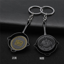 Load image into Gallery viewer, FREE SHIPPING Hot PUBG FPS Game Player Unknown&#39;s Battle Grounds 3D Keychain weapon eat chicken game tonight Men&#39;s car keychain
