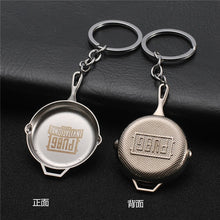 Load image into Gallery viewer, FREE SHIPPING Hot PUBG FPS Game Player Unknown&#39;s Battle Grounds 3D Keychain weapon eat chicken game tonight Men&#39;s car keychain
