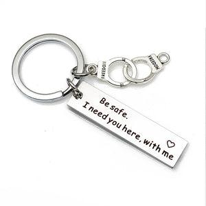 Custom Keyring Engraved Thank for All The Orgasms I Love You Key Ring Couple Keychain Jewelry Gifts Give To My Boyfriend Husband