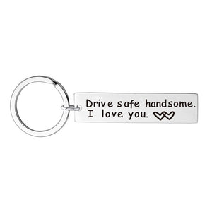 Custom Keyring Engraved Thank for All The Orgasms I Love You Key Ring Couple Keychain Jewelry Gifts Give To My Boyfriend Husband