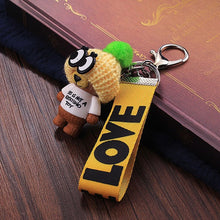 Load image into Gallery viewer, Vicney New Arrival Cute Teddy Bear Key Chain&#39;THIS IS NOT A KOSCHINO TOY&#39;Bear KeyChain Animal Pattern Key Holder For Girl Friend
